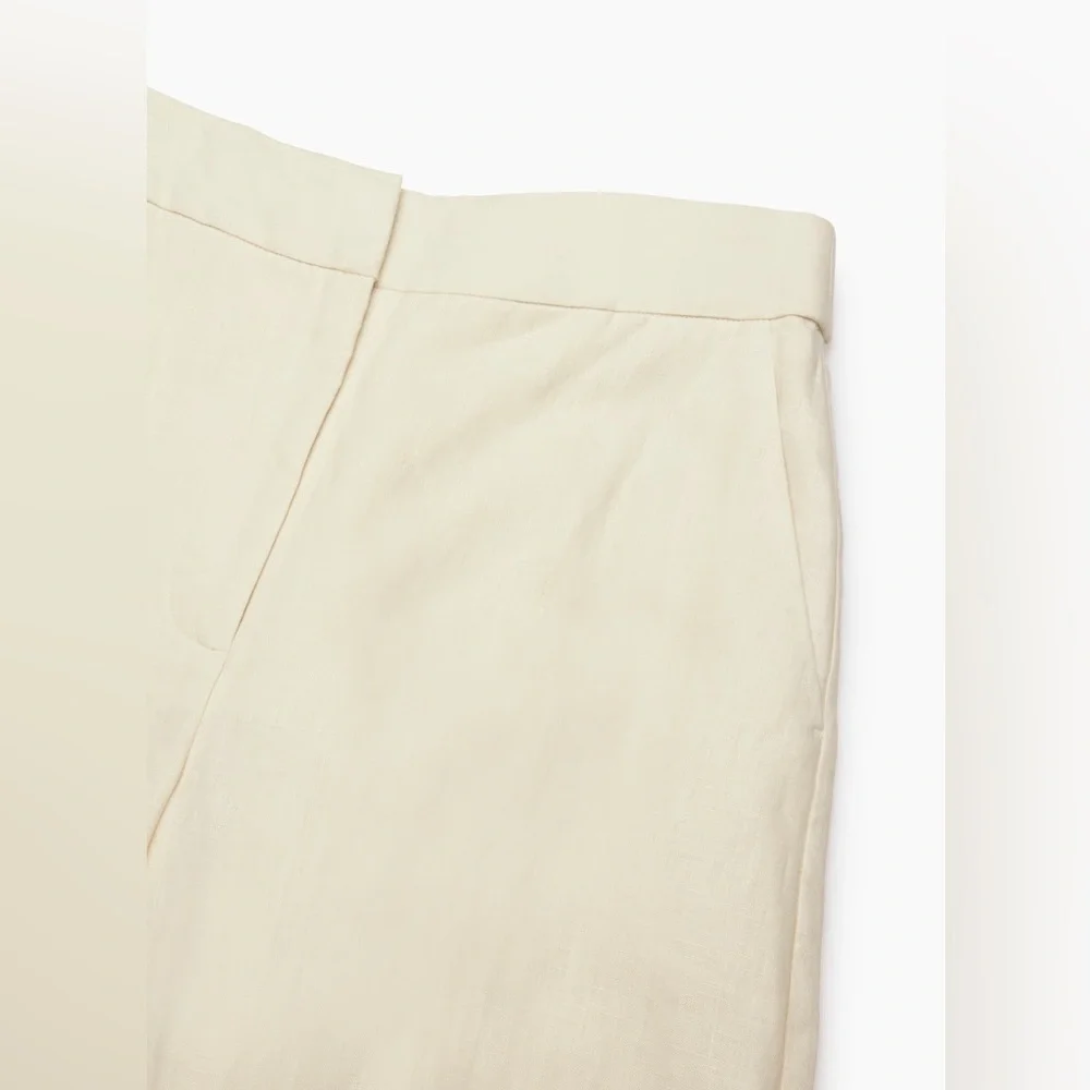 (NWT) Wilfred - Aritzia -The Limitless Pant in Linen - Color: Birch - Picture 9 of 16
